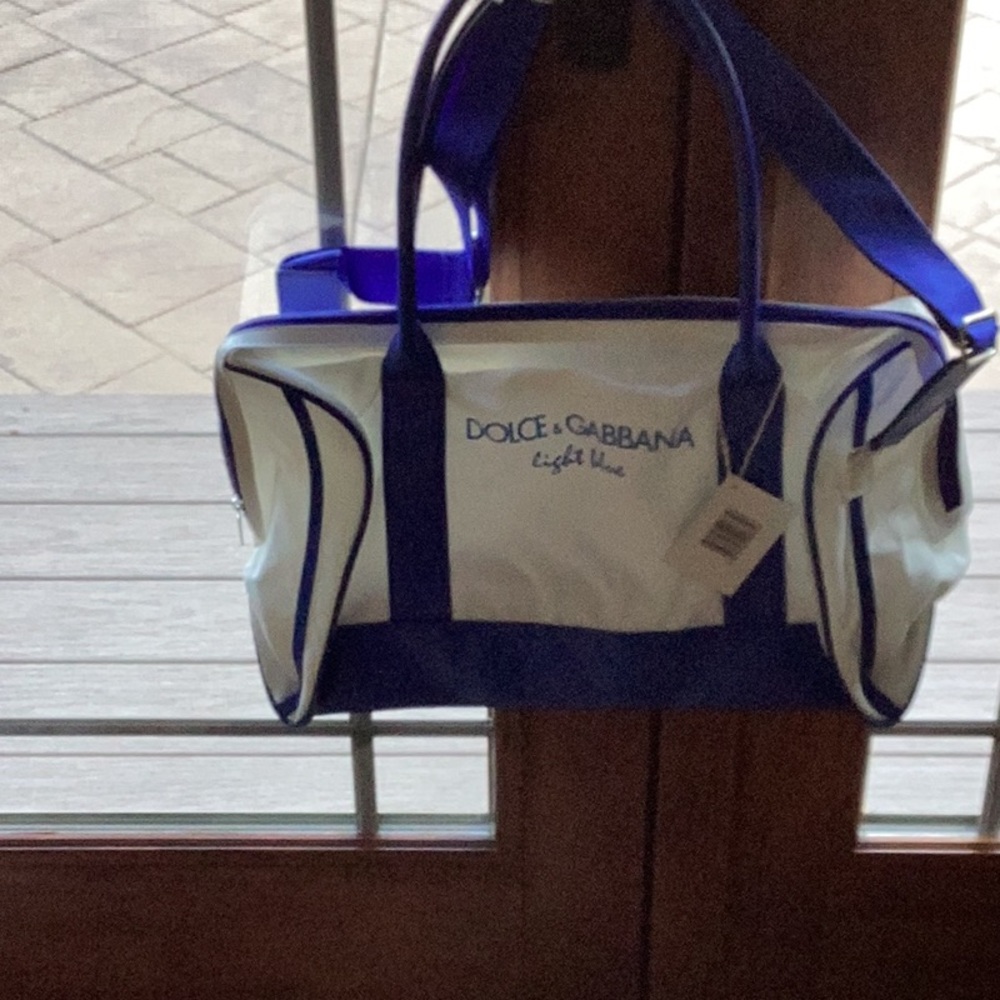 Dolce & Gabbana Light blue Duffle bag NWT